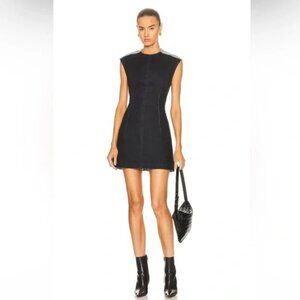 Acne Studios Denim Panel Two Tone Dress